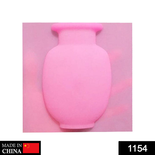 Wall Hanging Silicone Flower Pot Sticker Plant Rack for Decoration (MultiColour)