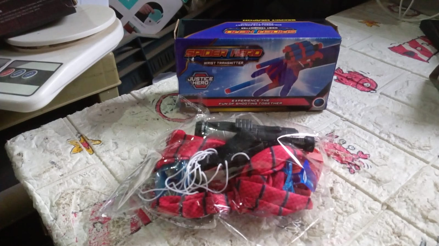 Web Shooter Toy for Kids – Glove Launcher Soft Dart Blaster