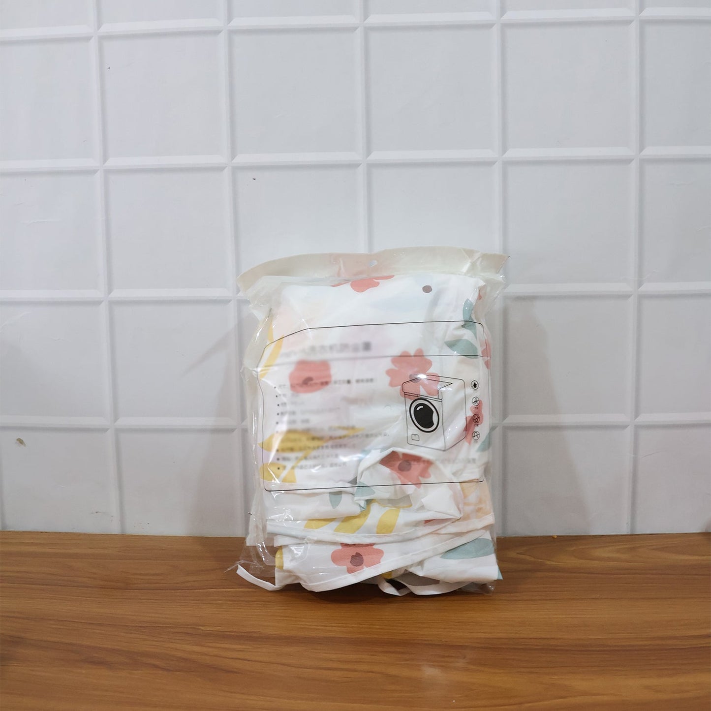 Waterproof & Dustproof Floral Washing Machine Cover (62×56×83 cm)