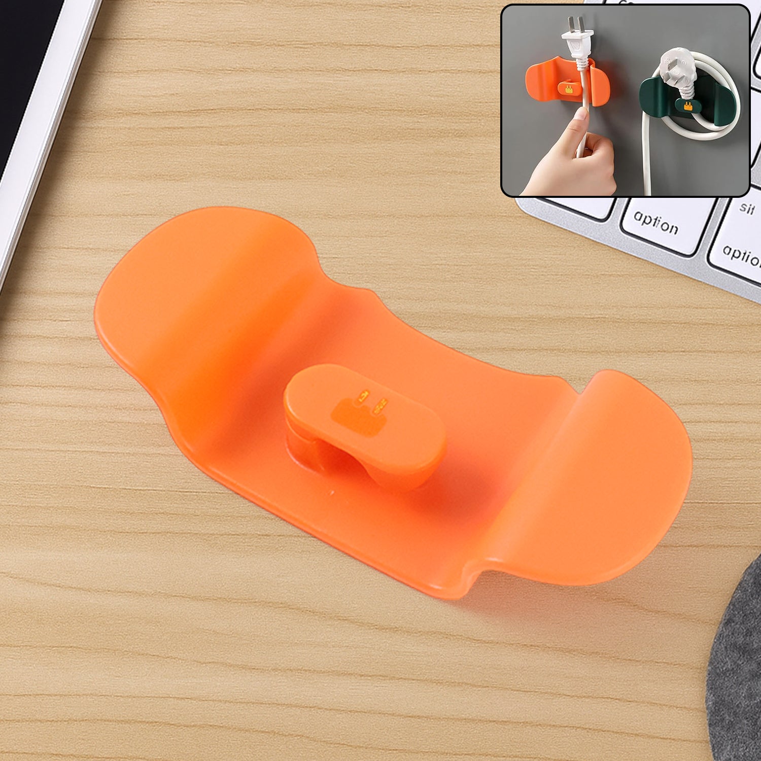 Wall Mounted Adhesive Plug Hook