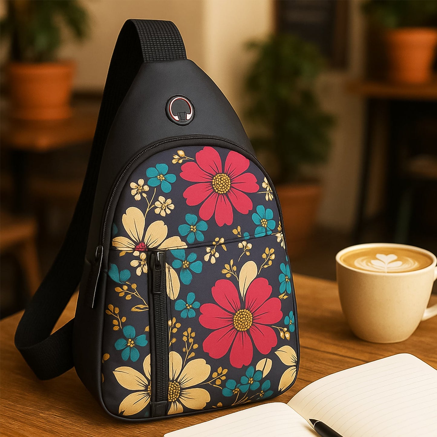 Waterproof Waist Bag – Shoulder Crossbody Bag with USB Charging Slot