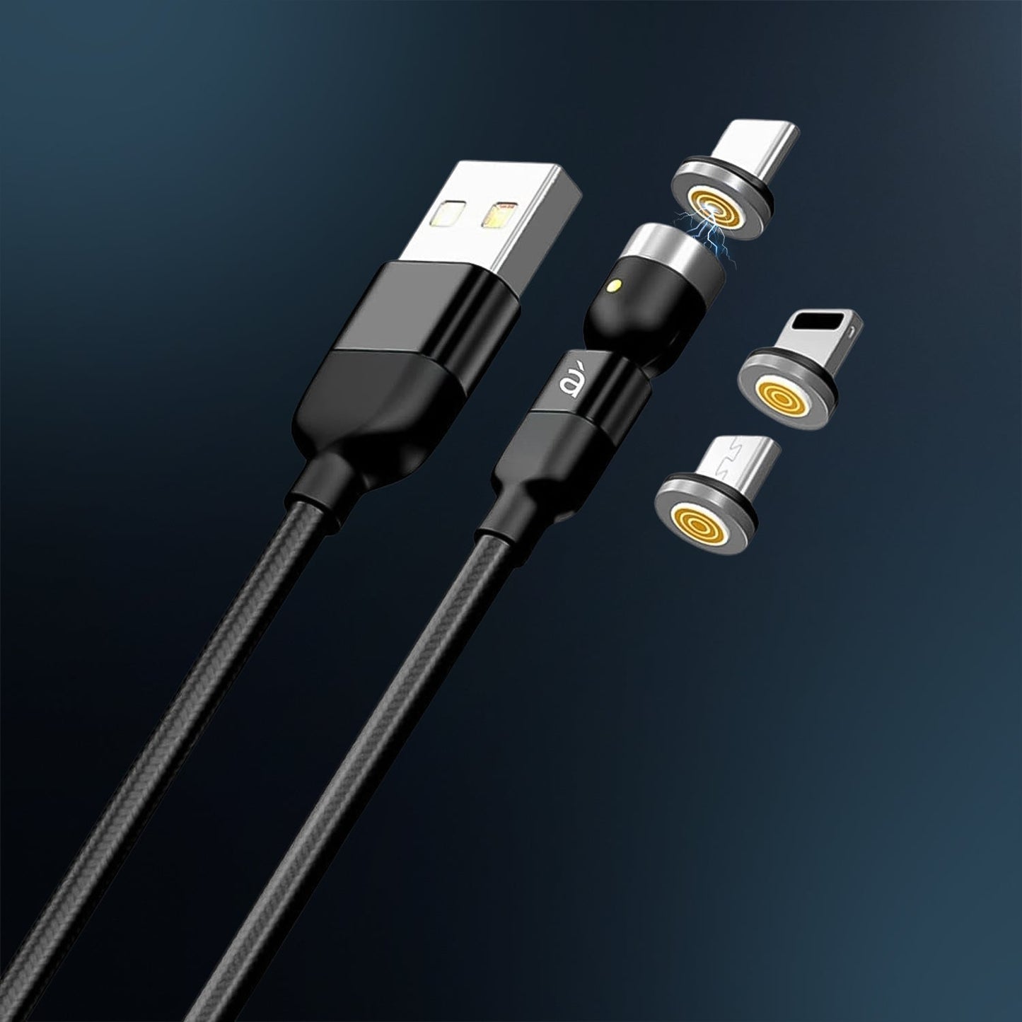 3 in 1 Magnetic USB Charging Cable