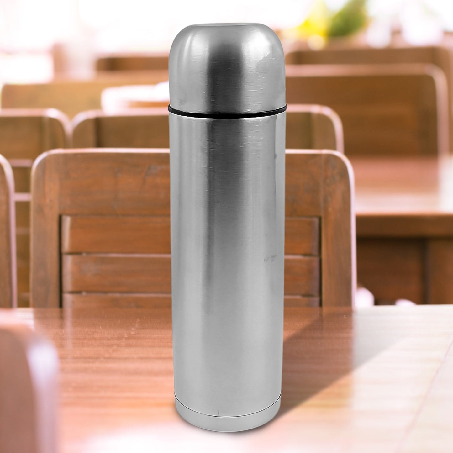 Stainless Steel Vacuum Flask with Cover for Hot & Cold Drinks (750 ML)
