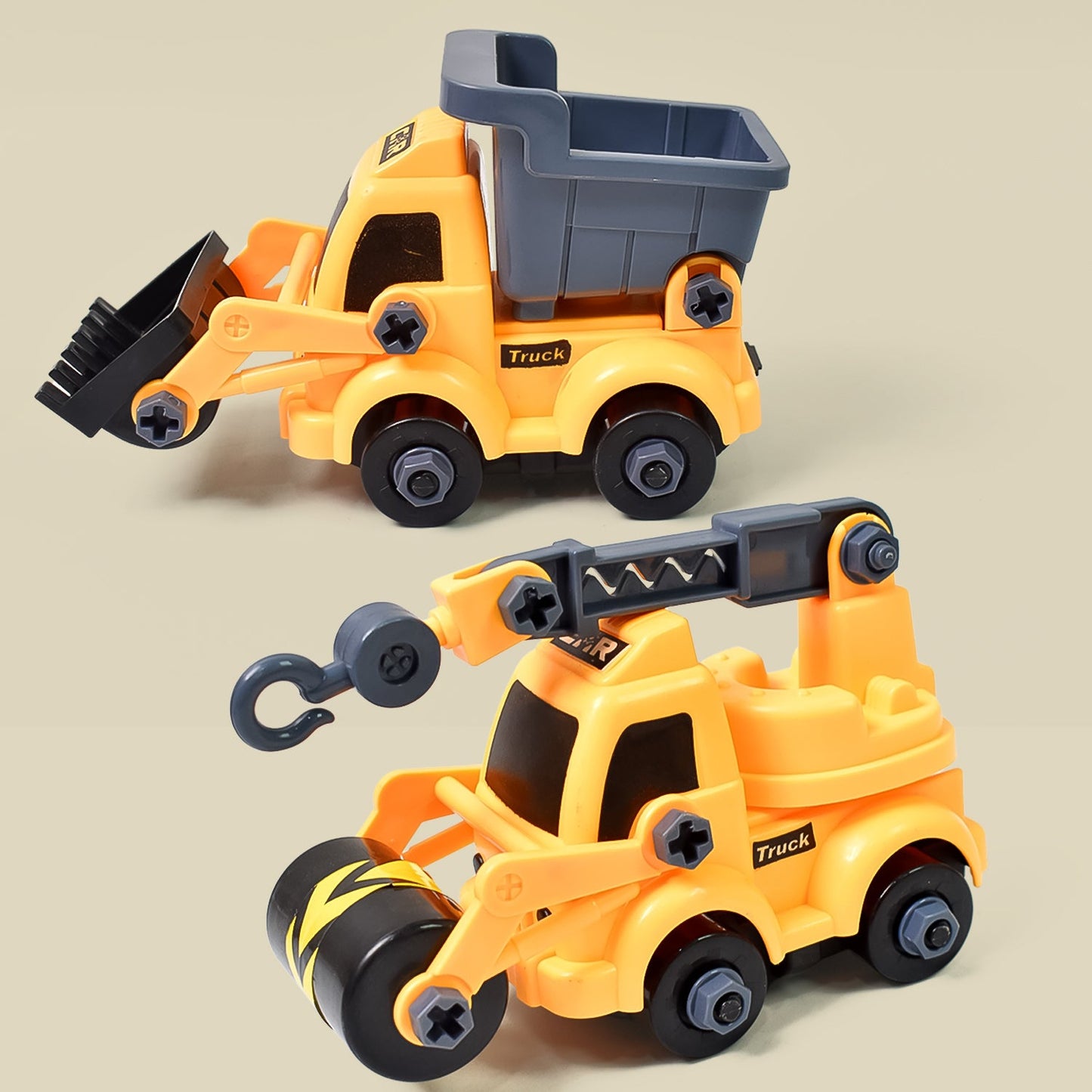 Engineering Vehicles Nut Assembly Toy (2 Pc Set)