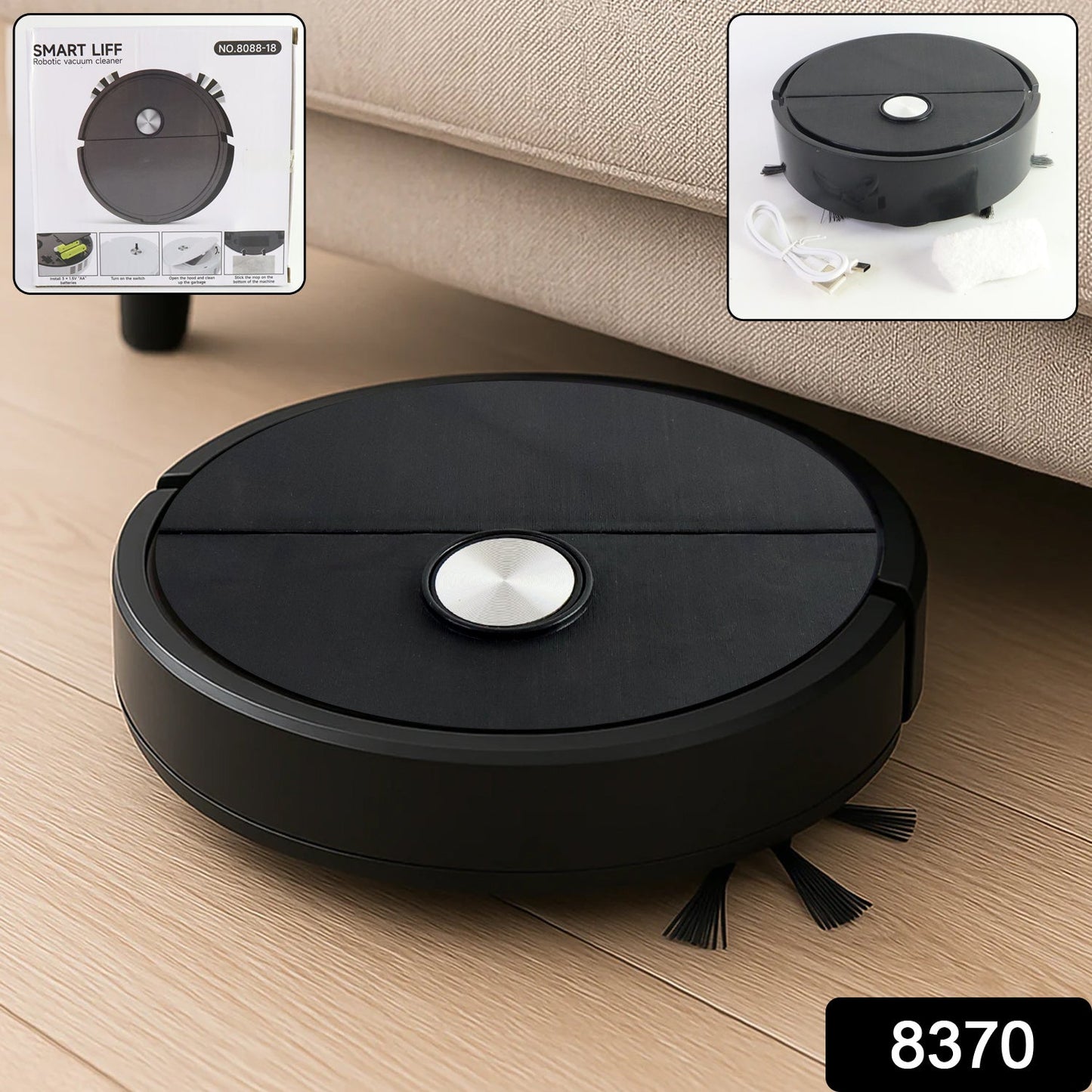 Vacuum Cleaner Sweeping Robot (1 Pc)
