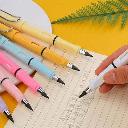 2-in-1 Everlasting Magic Pencil with Replaceable Eraser  (1 Pc / Mix Color)