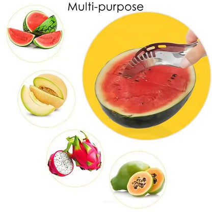 3-in-1 Watermelon Knife Set – Cantaloupe Slicer, Corer & Fruit Cutter