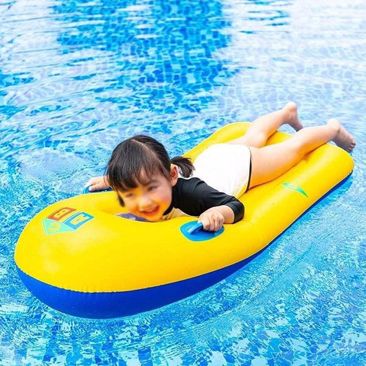 Inflatable Surfboard for Kids, Inflatable Bodyboard for Children with Handles