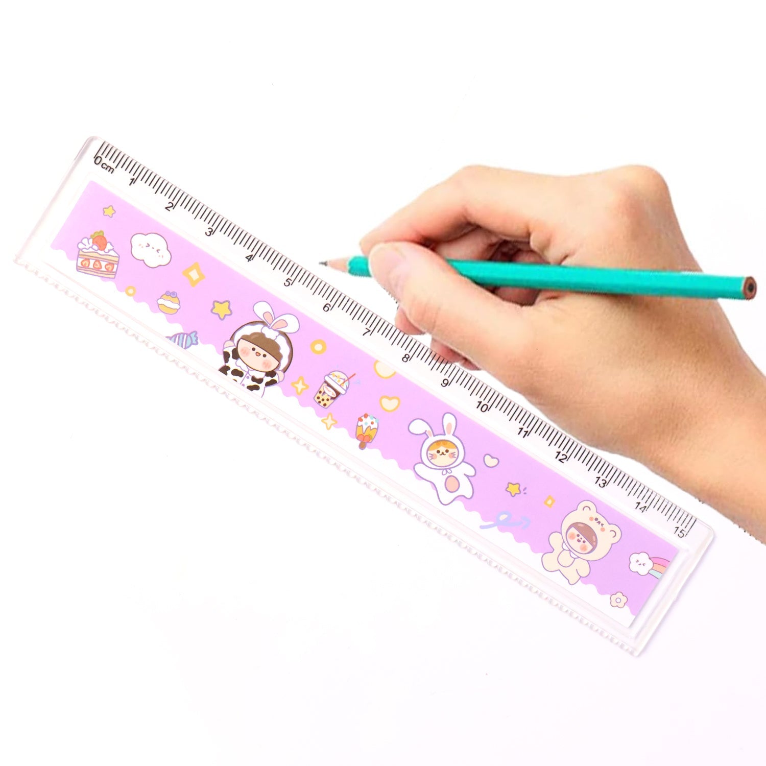 Kids’ plastic cartoon ruler