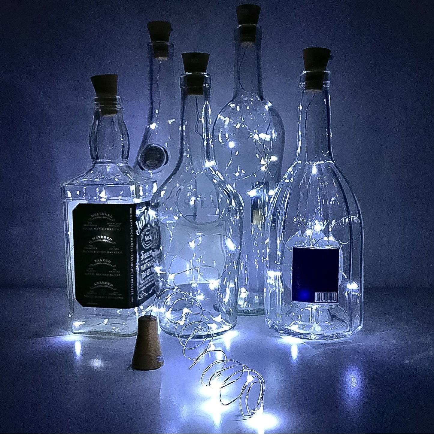 Wine Bottle Cork String Light | Multi LED / 2M Cable (White / 1 Pc)