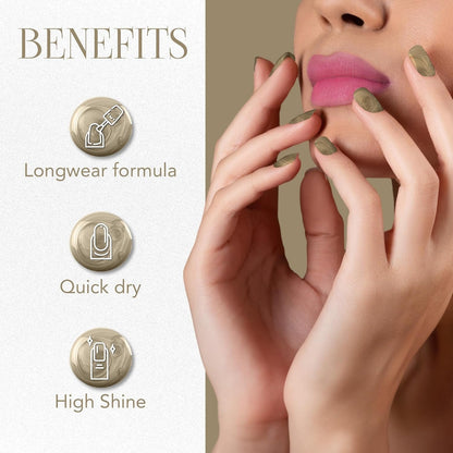 OG Beauty Premium Canvas Gold Metallica Nail Polish (1 Pc / 10 ML)