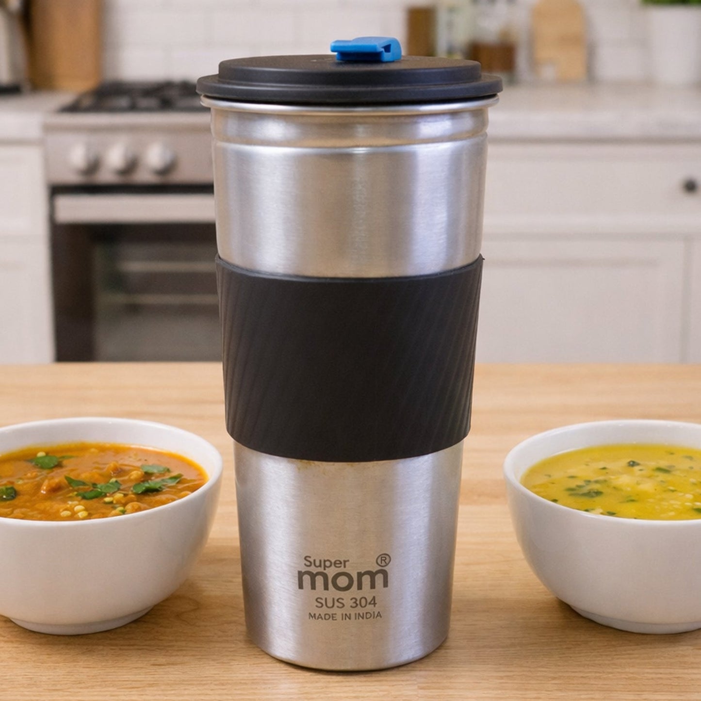 Supermom Stainless Steel Sip Mate Travel Tumbler (Approx. 500 ml)