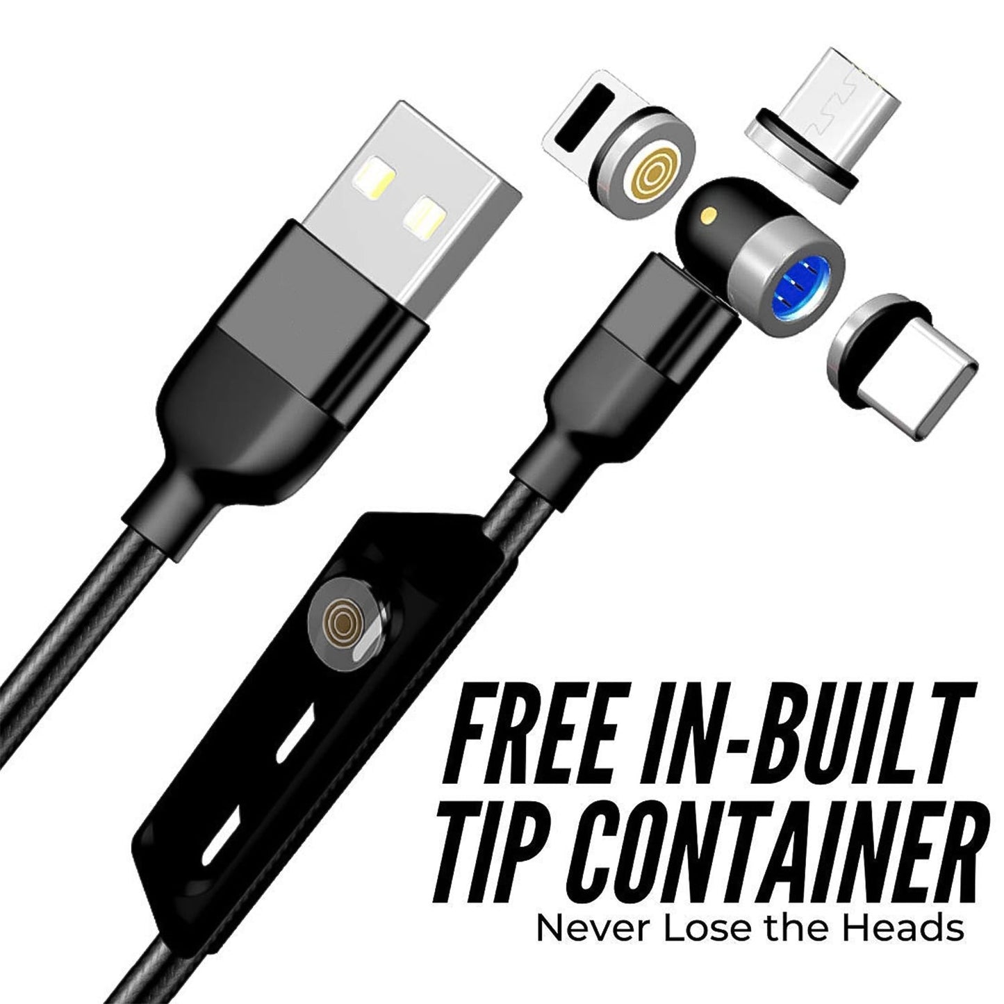3 in 1 Magnetic USB Charging Cable