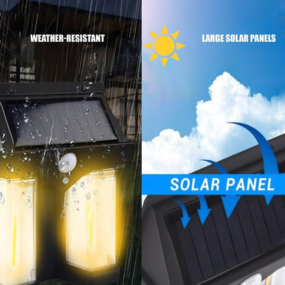 Outdoor Solar Wall Lamp Waterproof High Quality Induction Garden Night Lamp 1 Pc