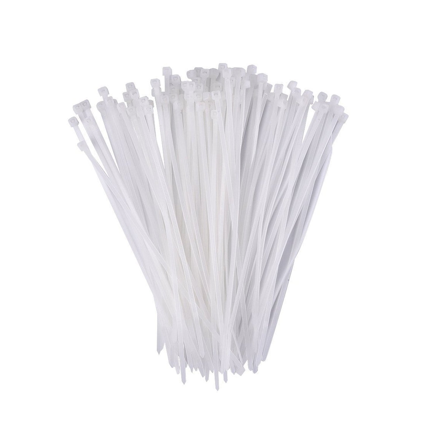 3.2×200 MM Nylon Self-Locking Cable Ties – Heavy Duty Zip Wire Tie (Pack of 100, Black)