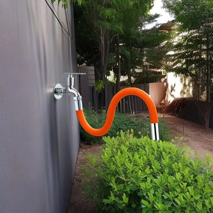 Flexible Water Tap Extender - 360° Adjustable Foaming Extension Tube Connector (46cm)