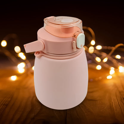 Stainless Steel Mug / Bottle Vacuum Insulated Cup Handle & Strap, Tumbler (1000 ML)