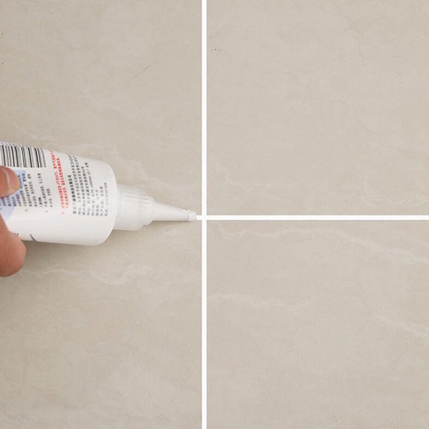 Waterproof Tile Gap Filler for Grout & Crack Repair for Home & Bathroom (180 ML)