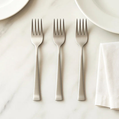 Premium Stainless Steel Dinner Fork - (3 Pc / Set)