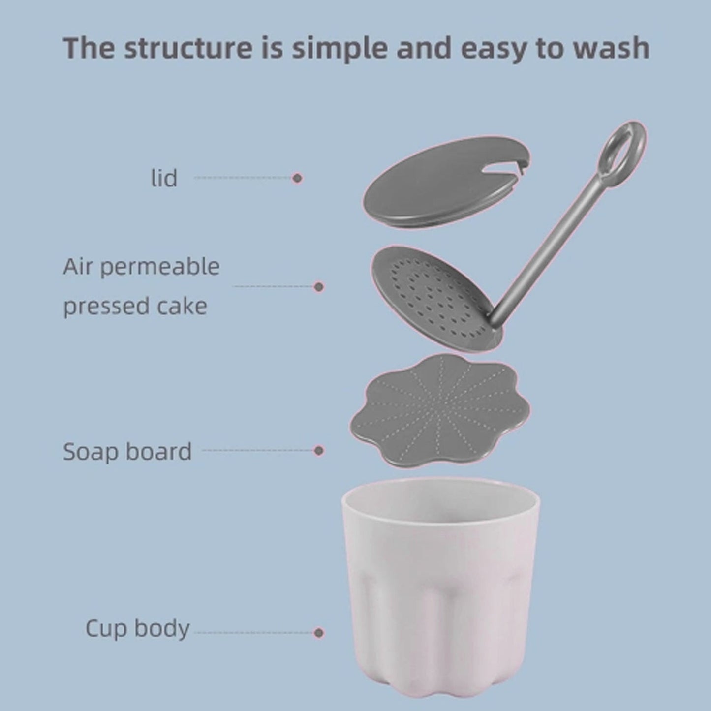 Winter Facial Cleanser Foaming Shaker – Bubble Washing Artifact for Daily Use