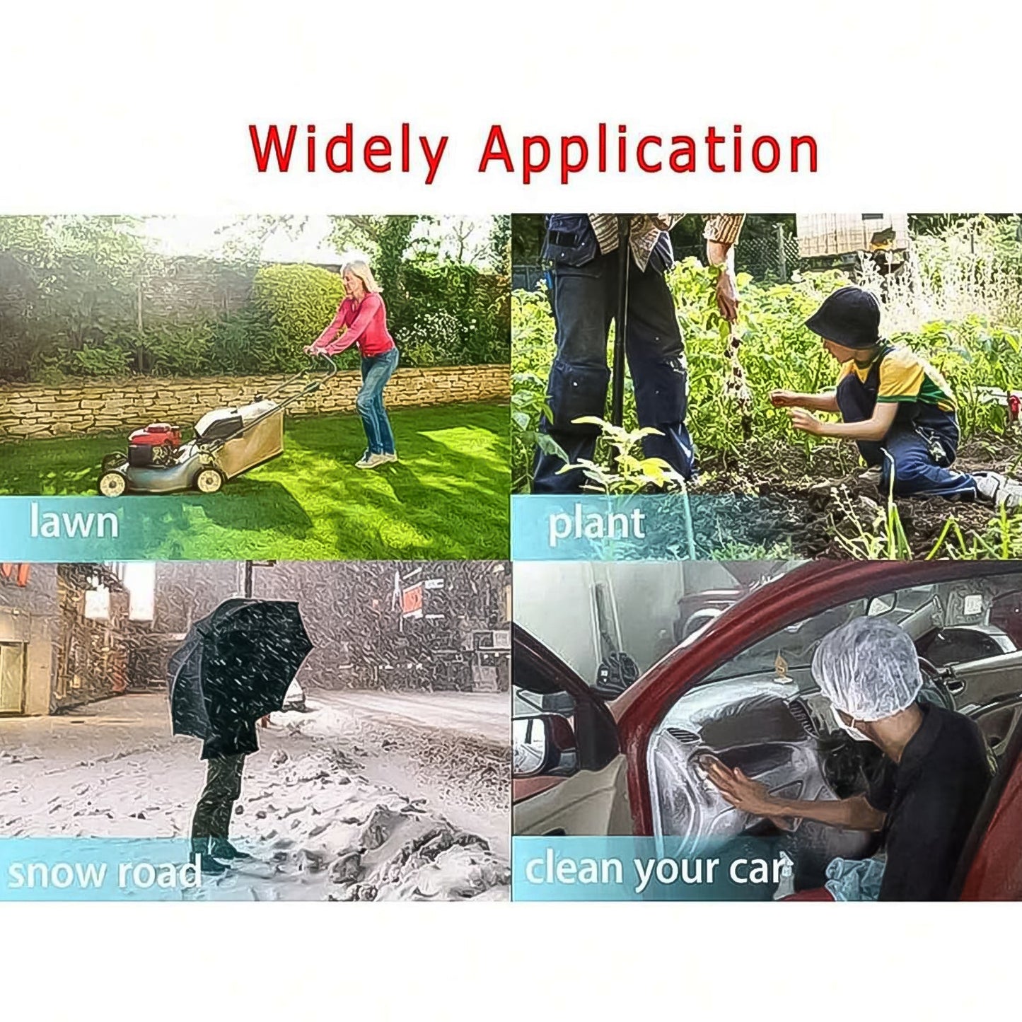 Non-Slip Silicone Reusable Waterproof Anti-Skid Shoe Covers (Large, 1 Pair)