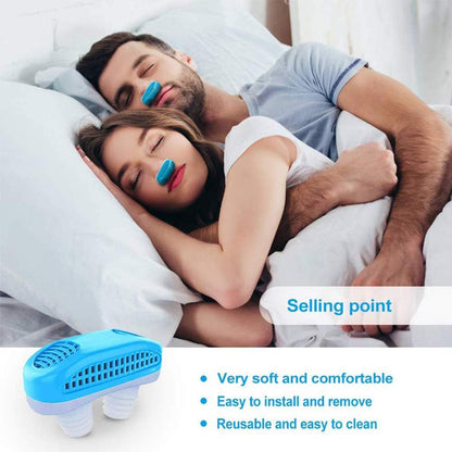 2 in 1 Anti-Snoring & Air Purifier Nose Clip Device (1 Pc / With Plastic Case)