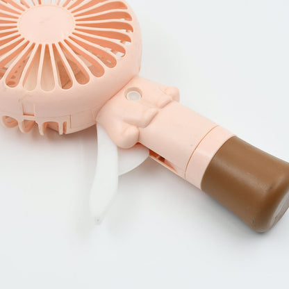 Portable Small Fan Handheld  Without Battery & USB Cable Hand Press Fan (1 Pc)