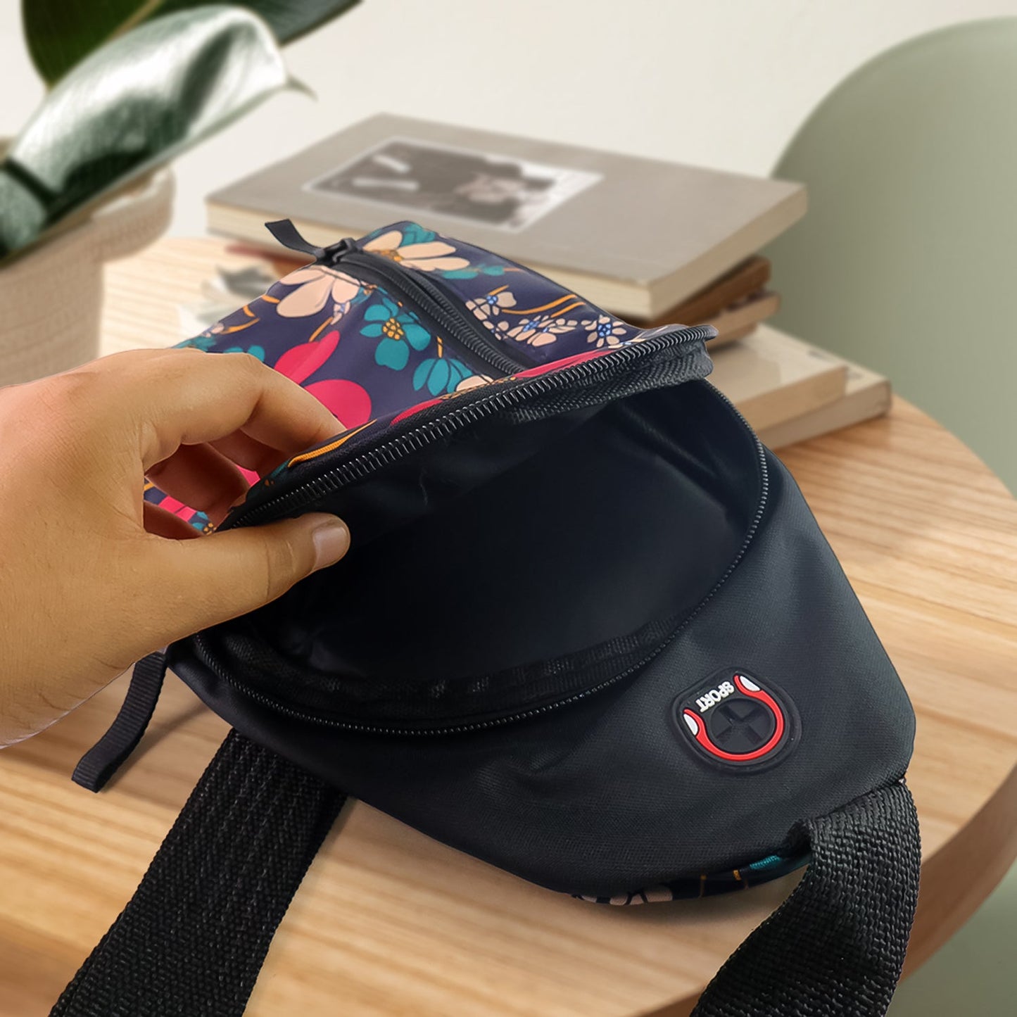 Waterproof Waist Bag – Shoulder Crossbody Bag with USB Charging Slot