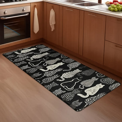 2 Pc Soft Kitchen Rug Mat Set