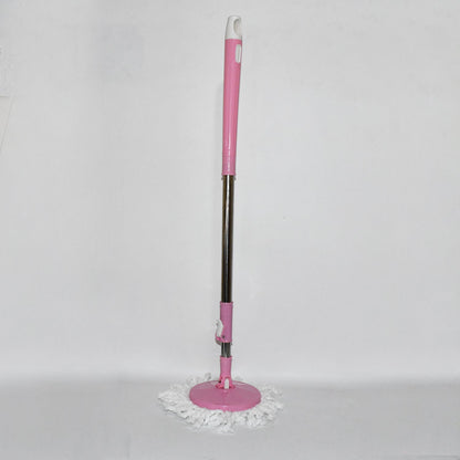 Stainless Steel 360° Rotating Mop with Microfiber Head & Adjustable Rod