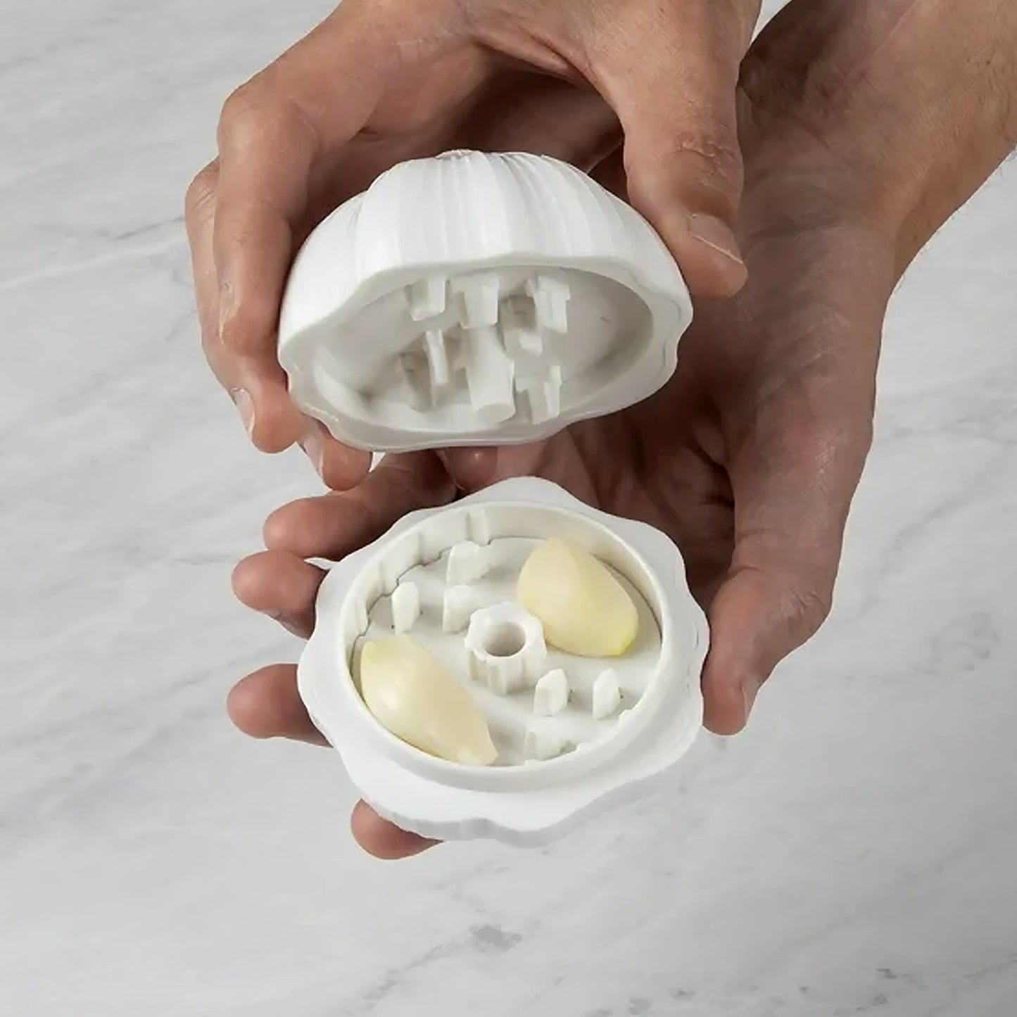 Garlic Press Sharpener Manual Ginger Chili Garlic Crusher  Kitchen Use