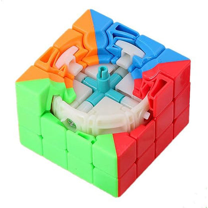Small 4×4×4 High Speed Stickerless Magic Cube Puzzle Toy for Kids and Adults