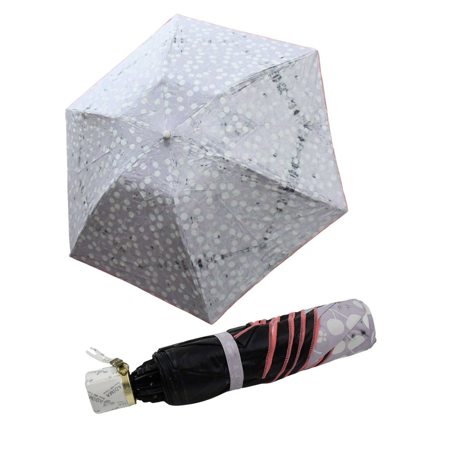 2 Fold Sun Protective Solid Foldable Outdoor Umbrella
