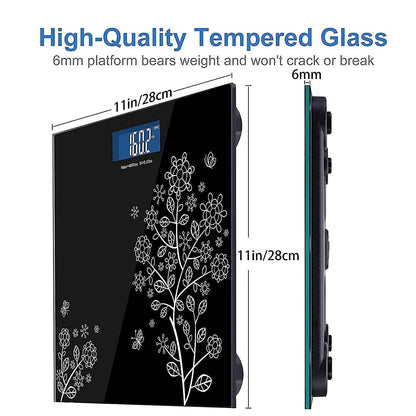 Precision bathroom scale with easy-to-read digital display.