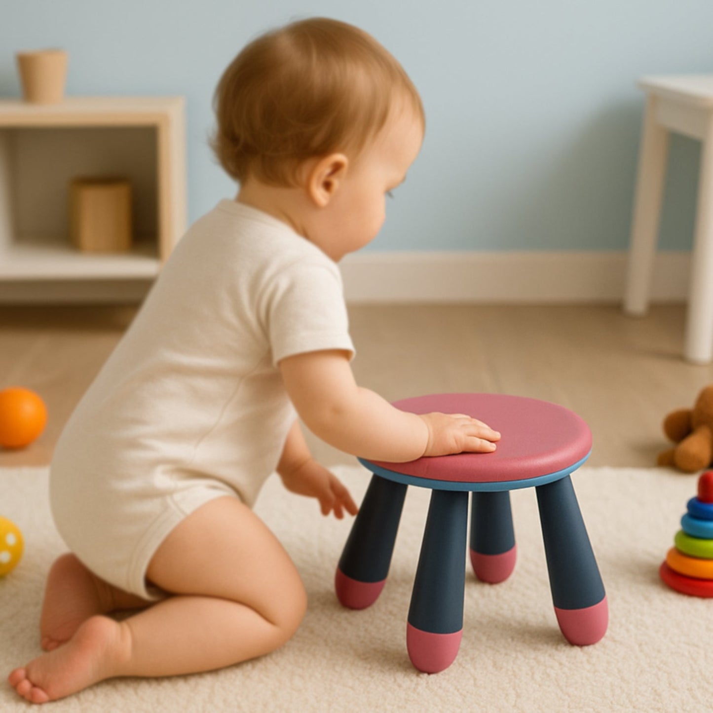Foldable Baby Stool used in all kinds of places, specially made for kids