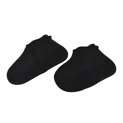 Non-Slip Silicone Waterproof Anti-Skid Reusable Shoe Covers (Small, 1 Pair)