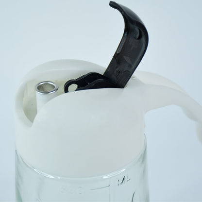 Kitchen Glass Oil Bottle Dispenser Automatic Opening Bottles  630 ML