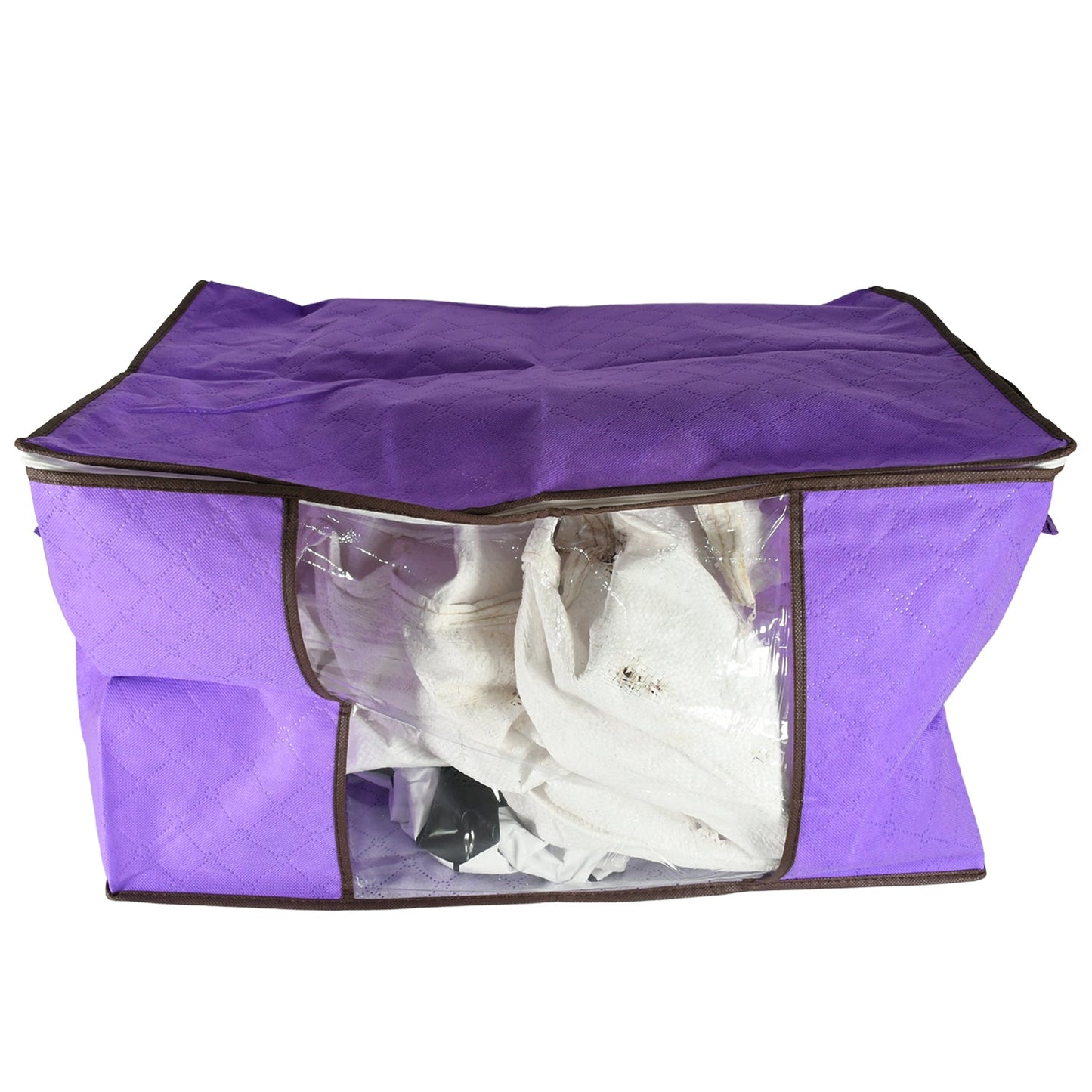 Clothing storage bag zipper, non-woven storage bag storing the clothes and sarees