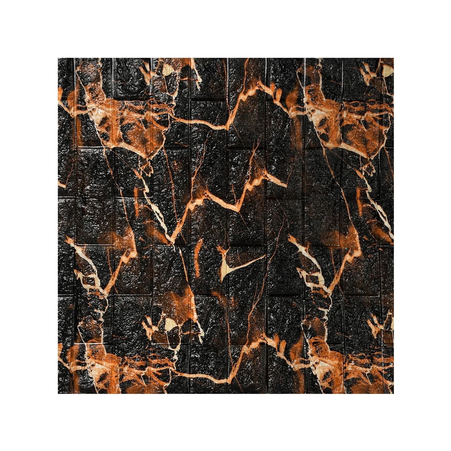 Peel-and-stick 3D wallpaper panels for stylish wall makeover