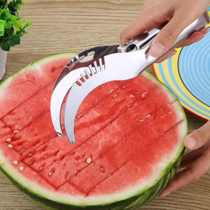 3-in-1 Watermelon Knife Set – Cantaloupe Slicer, Corer & Fruit Cutter