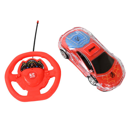 Plastic RC Racing Car – 2-Way Control with Handle Remote & Rechargeable Battery