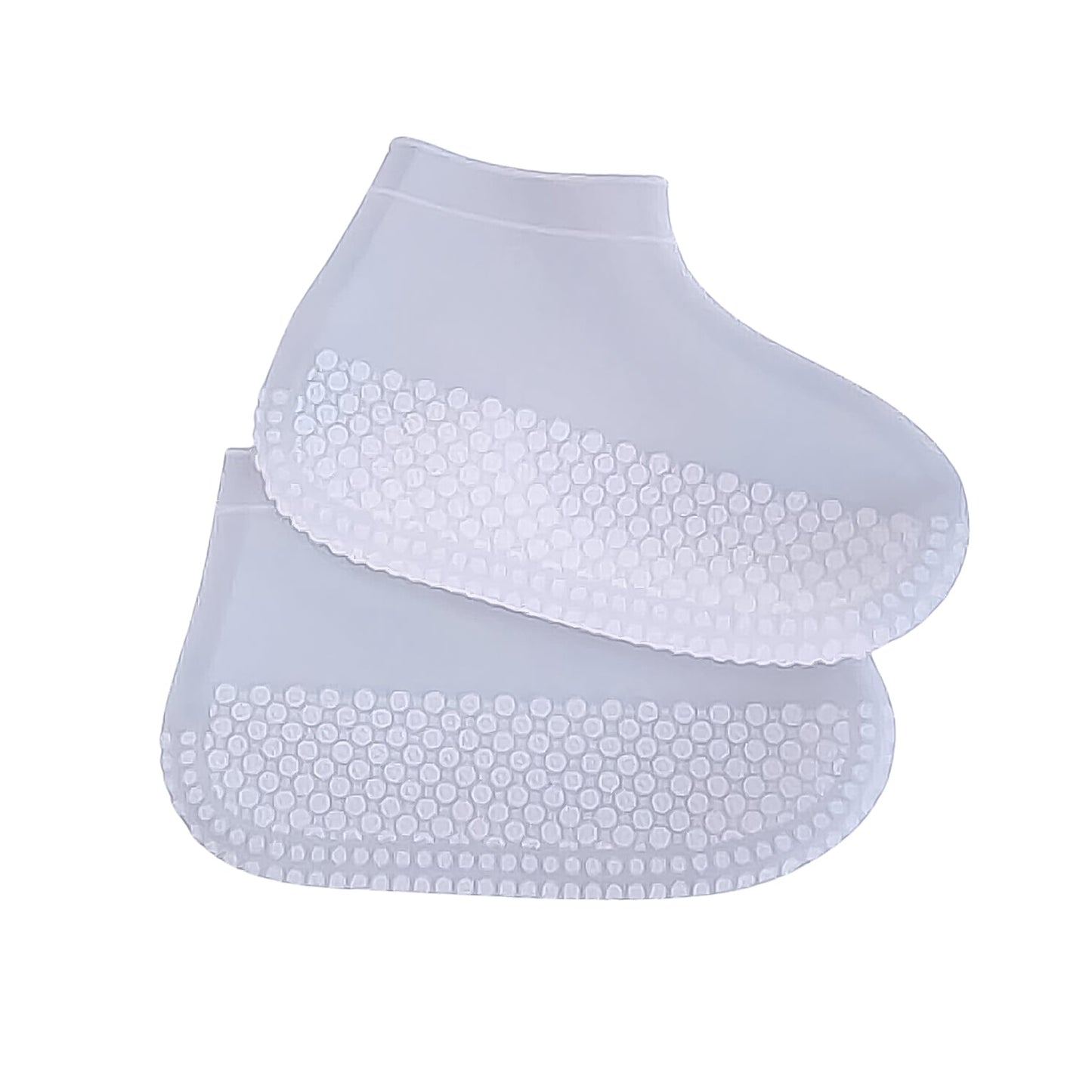 Non-Slip Silicone Reusable Waterproof Anti-Skid Shoe Covers (Large, 1 Pair)