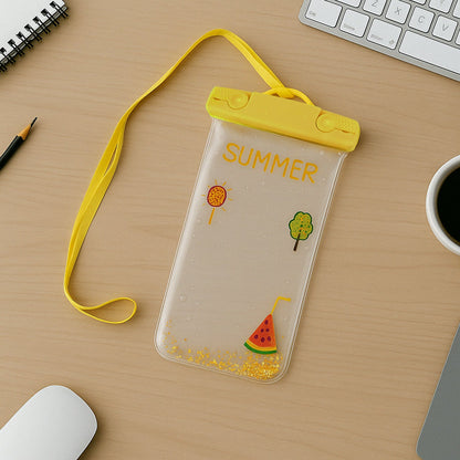 Waterproof Phone Pouch with Belt for All Android & iPhone Models (Mix Color)