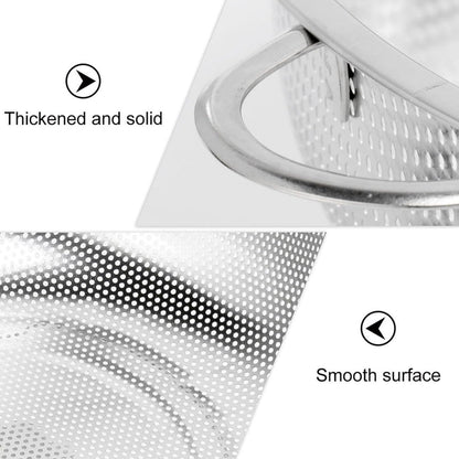Stainless Steel Rice Vegetables Washing Bowl Strainer Collapsible Strainer.