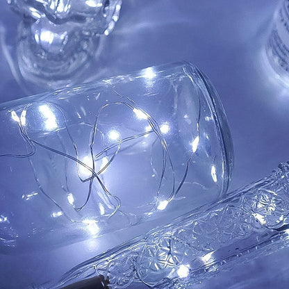 Wine Bottle Cork String Light | Multi LED / 2M Cable (White / 1 Pc)