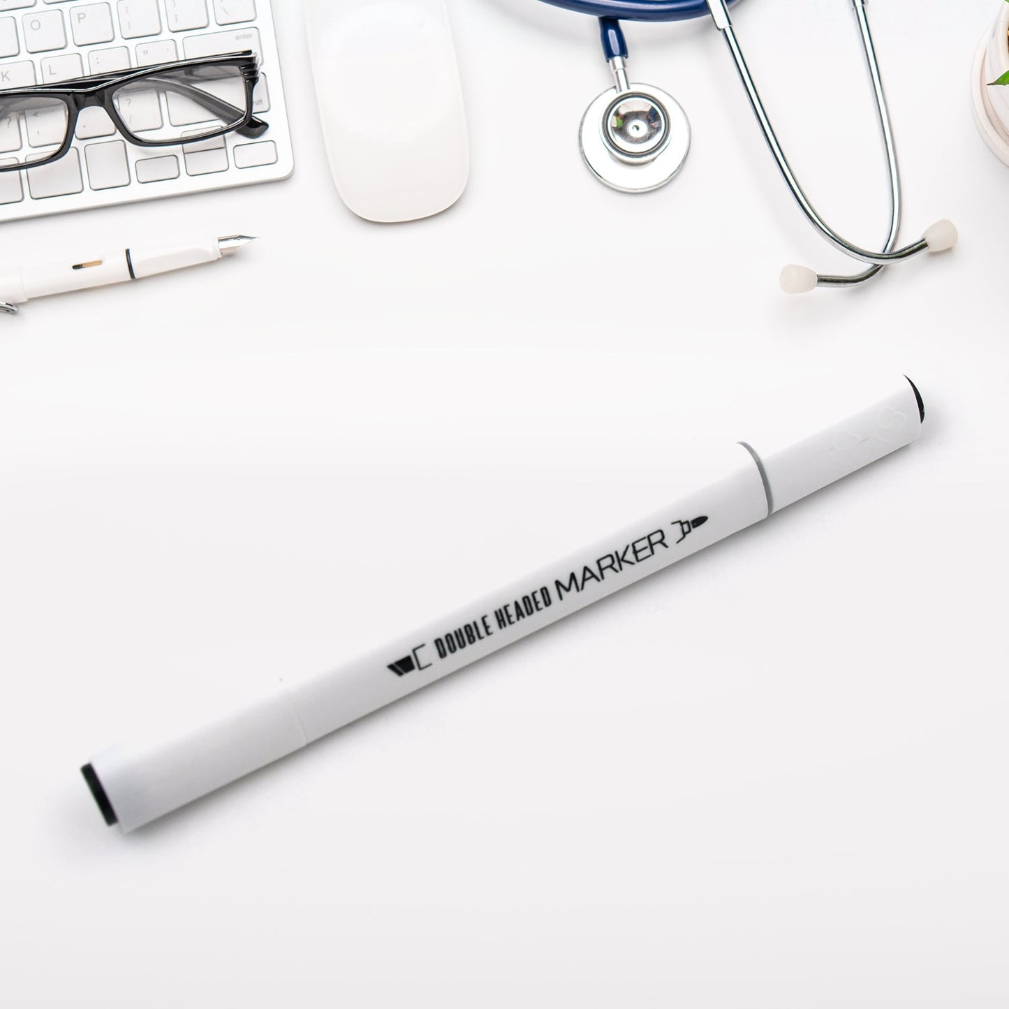 24-Color Double-Ended Art Markers Set for Kids & Adults (24 Pc)