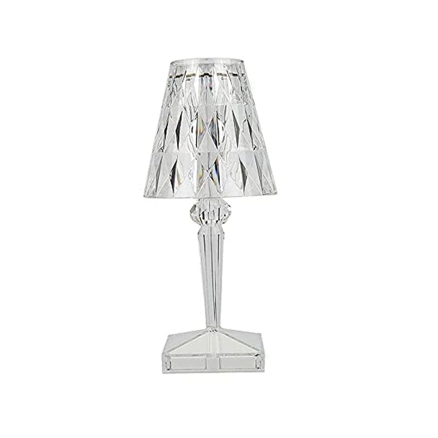 Crystal Diamond LED Table Lamp with 16 Colors – Bedroom Decor