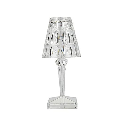 Crystal Diamond LED Table Lamp with 16 Colors – Bedroom Decor