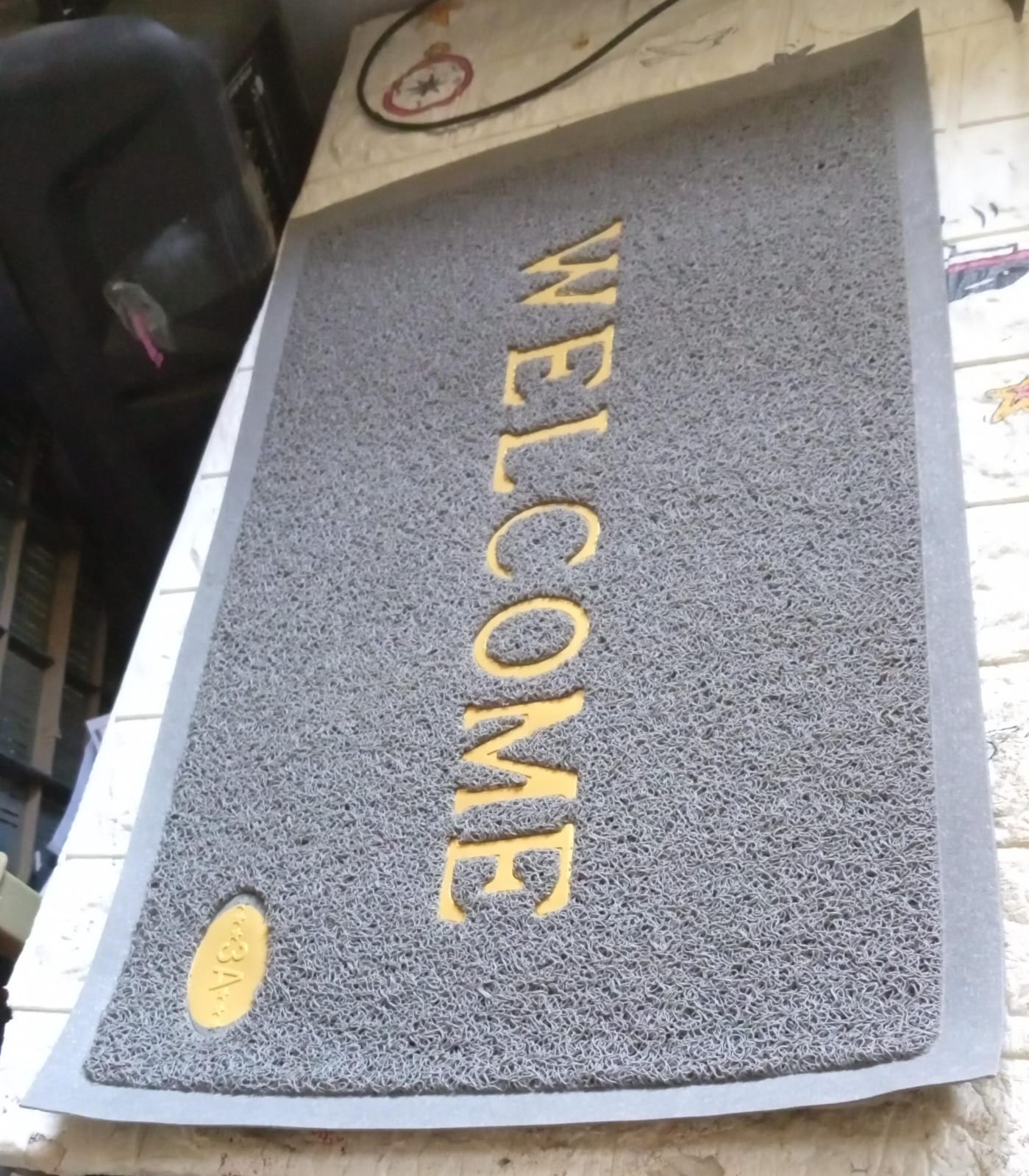 Welcome Door Mat for Home Entrance Outdoor Mat   For Bedroom, Living Room (23x15 Inch)