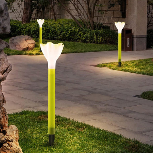 Solar Flower Garden Lights – Outdoor Decorative LED Lamp (2 Pc)